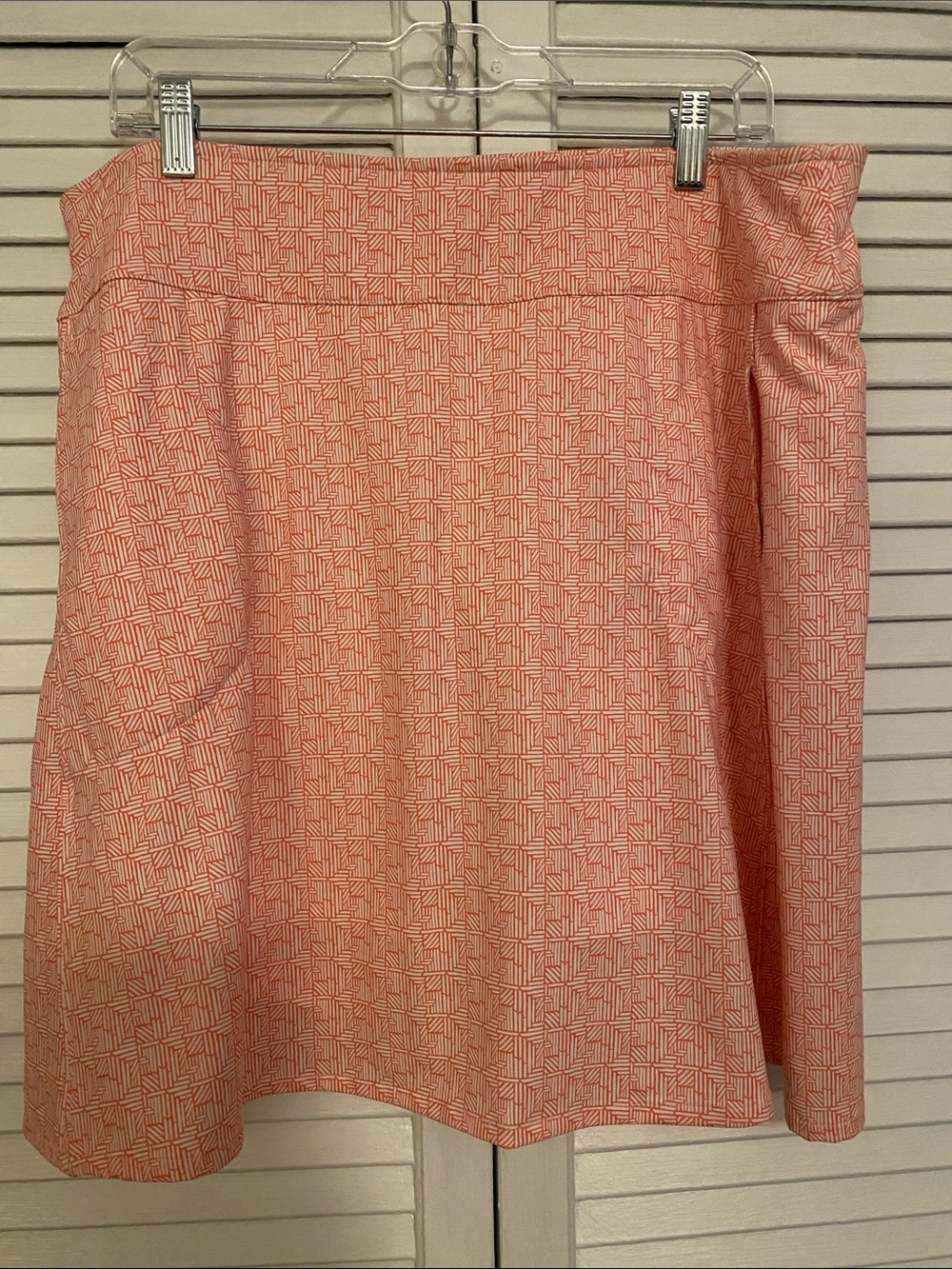 Fairway & Greene Peach Patterned Golf Skirt